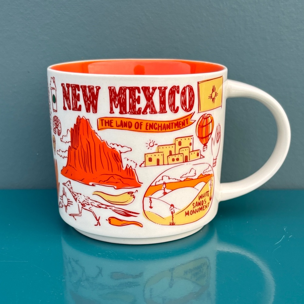 Starbucks 2018 New Mexico Been There Series Ceramic Coffee Mug